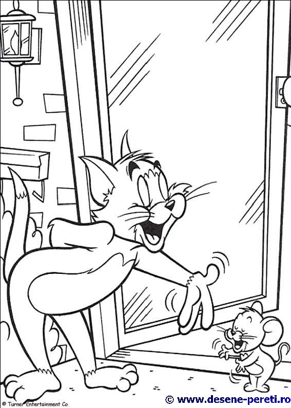 tom jerry desene colorat